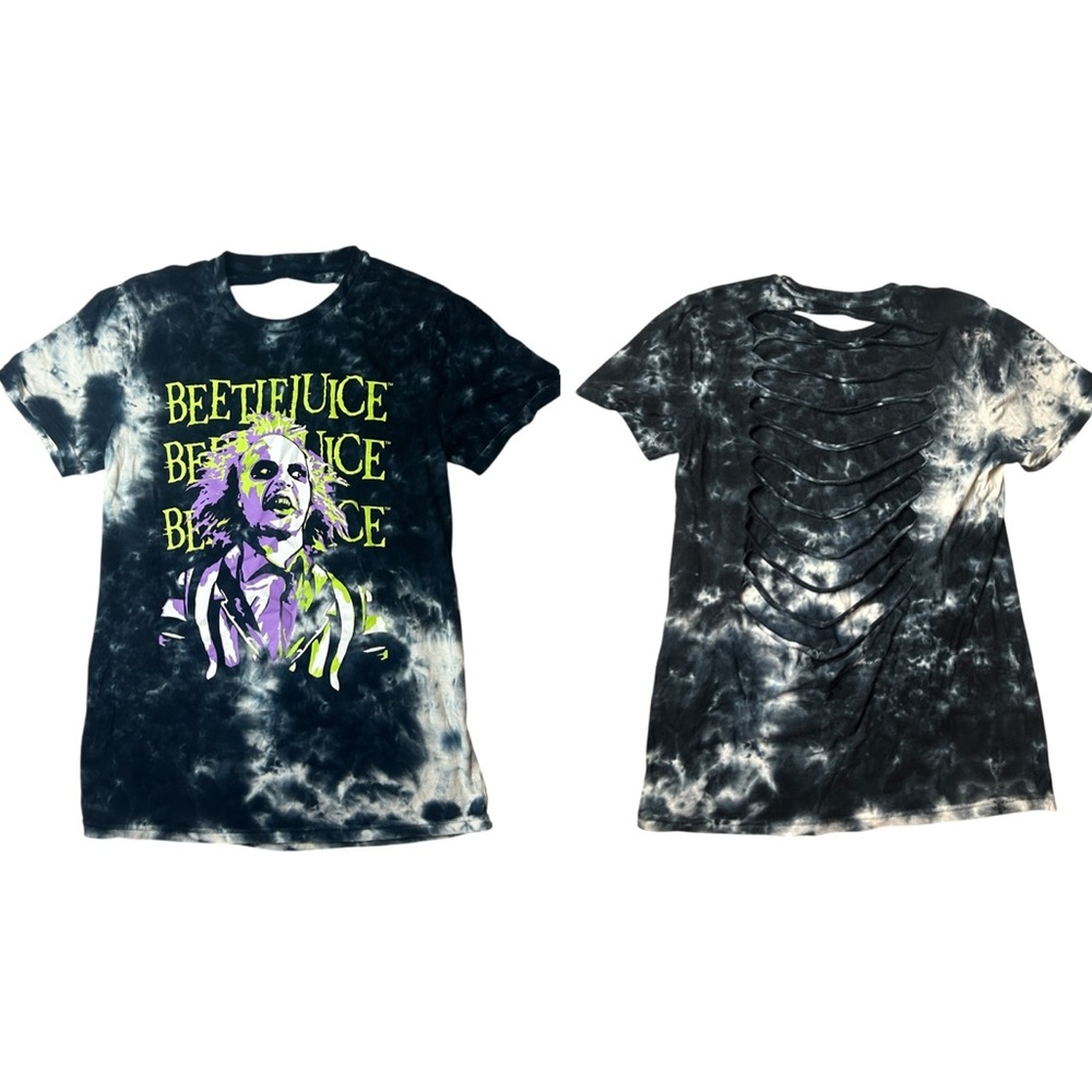 Open Exposed Back Cut Out Beetlejuice Beetlejuice Beetlejuice Tie Dye SZ M